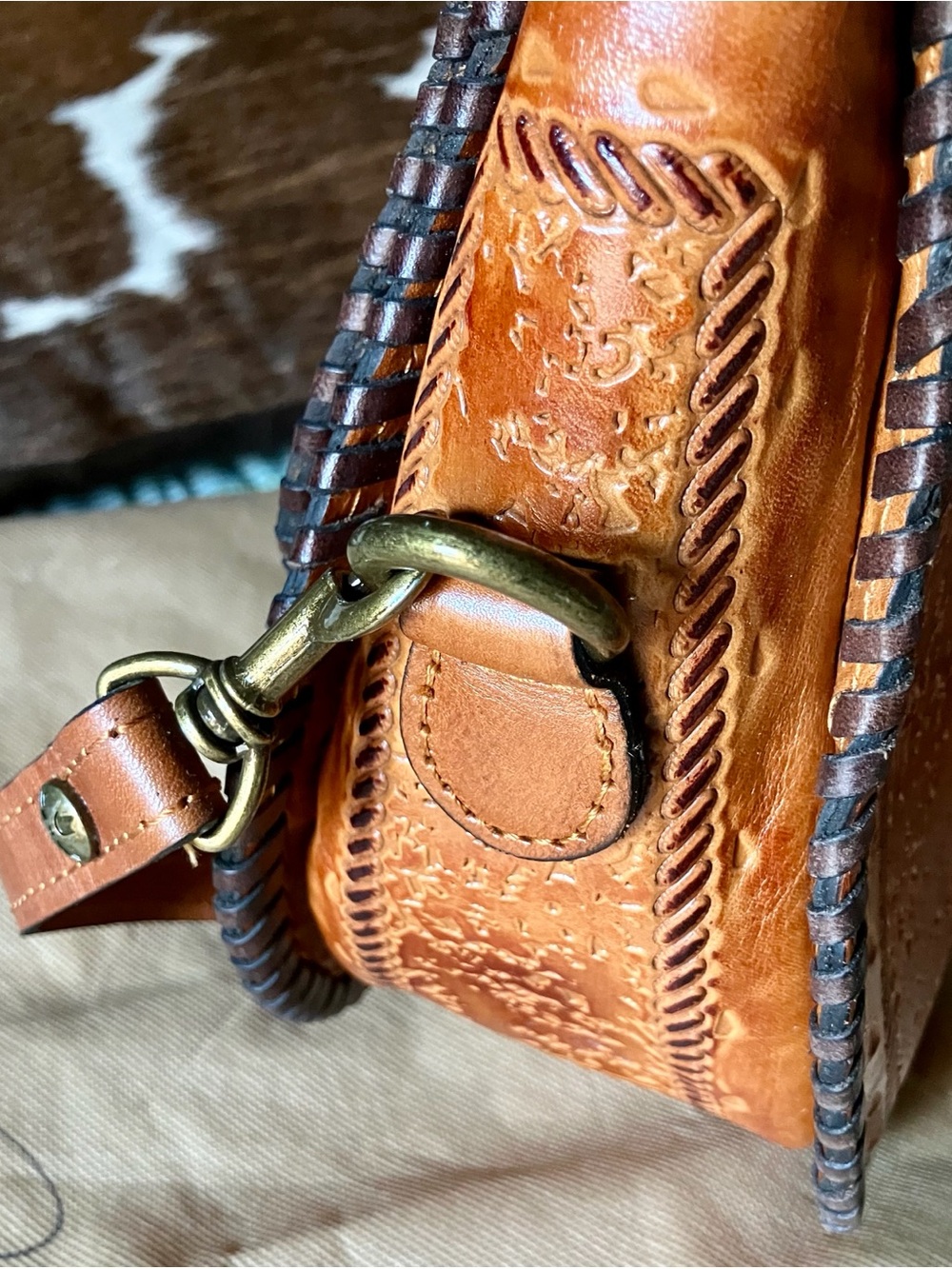 Patricia Nash Arezzo Saddle Bag - Picture 4 of 16